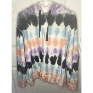 Women's Tie Dye Zip Up Hoodie Torrid Size 1 (1X)